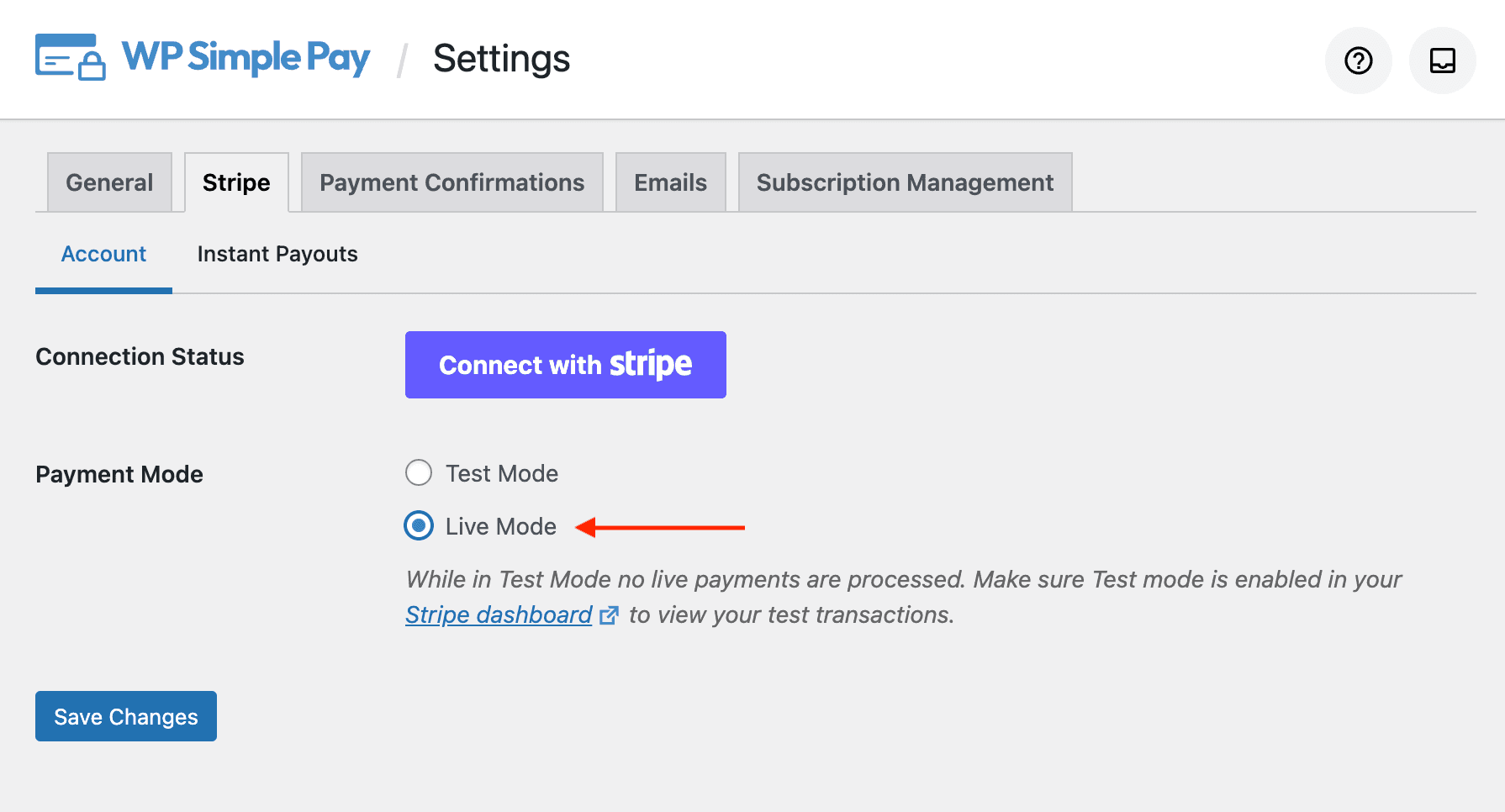 WP Simple Pay Stripeと接続