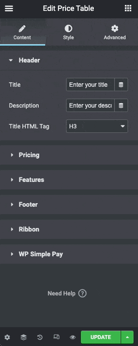 wybierz WP Simple Pay z listy rozwijanej formularza płatności