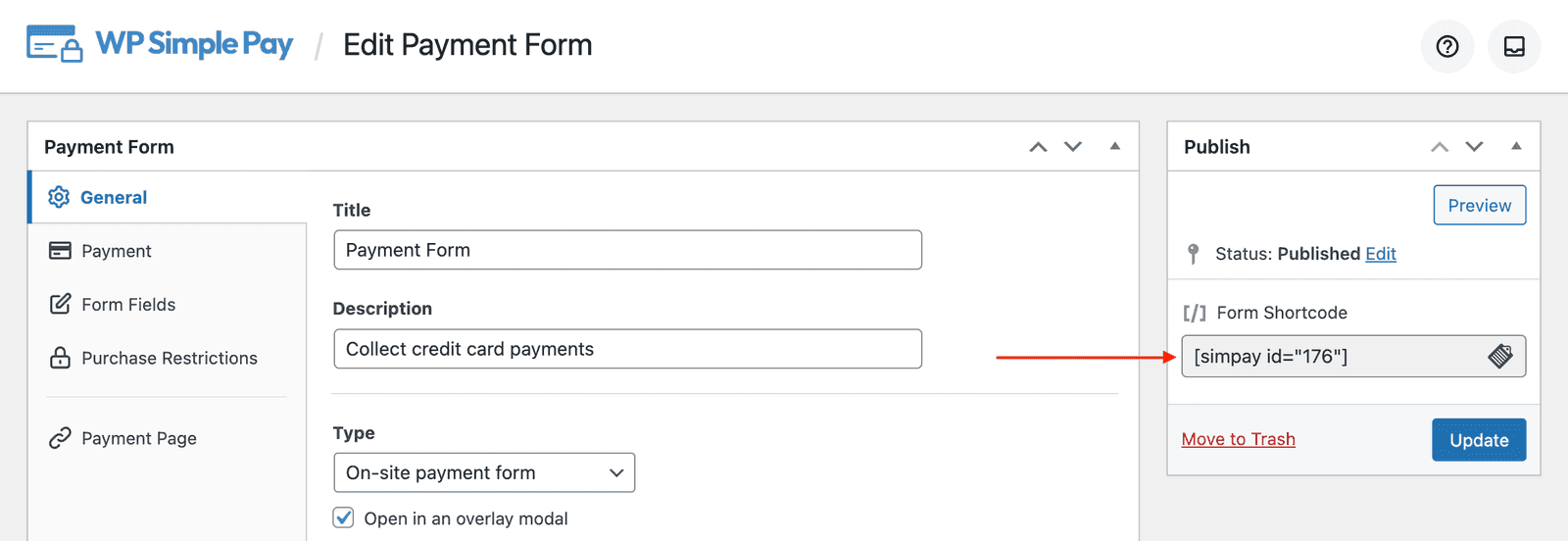 uruchom formularze nakładkowe z przycisków linków identyfikator formularza