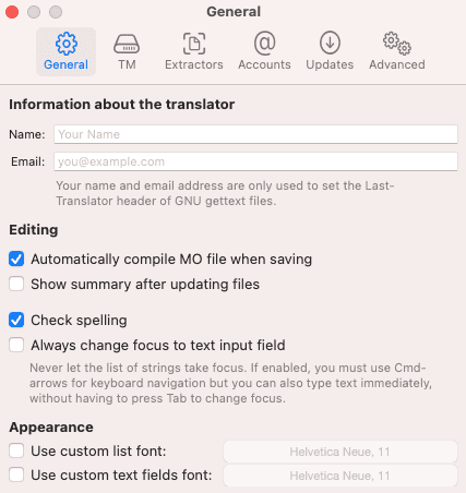 WP Simple Pay Poedit 設定の変更を翻訳