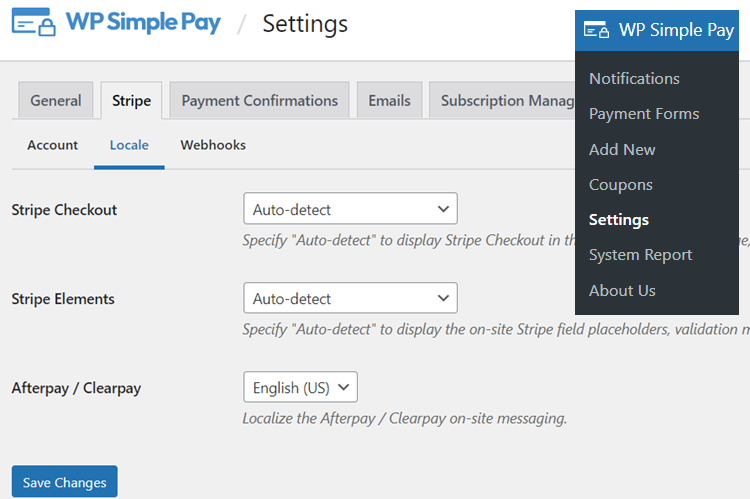 stripe wordpress preferred language stripe wordpress preferred language