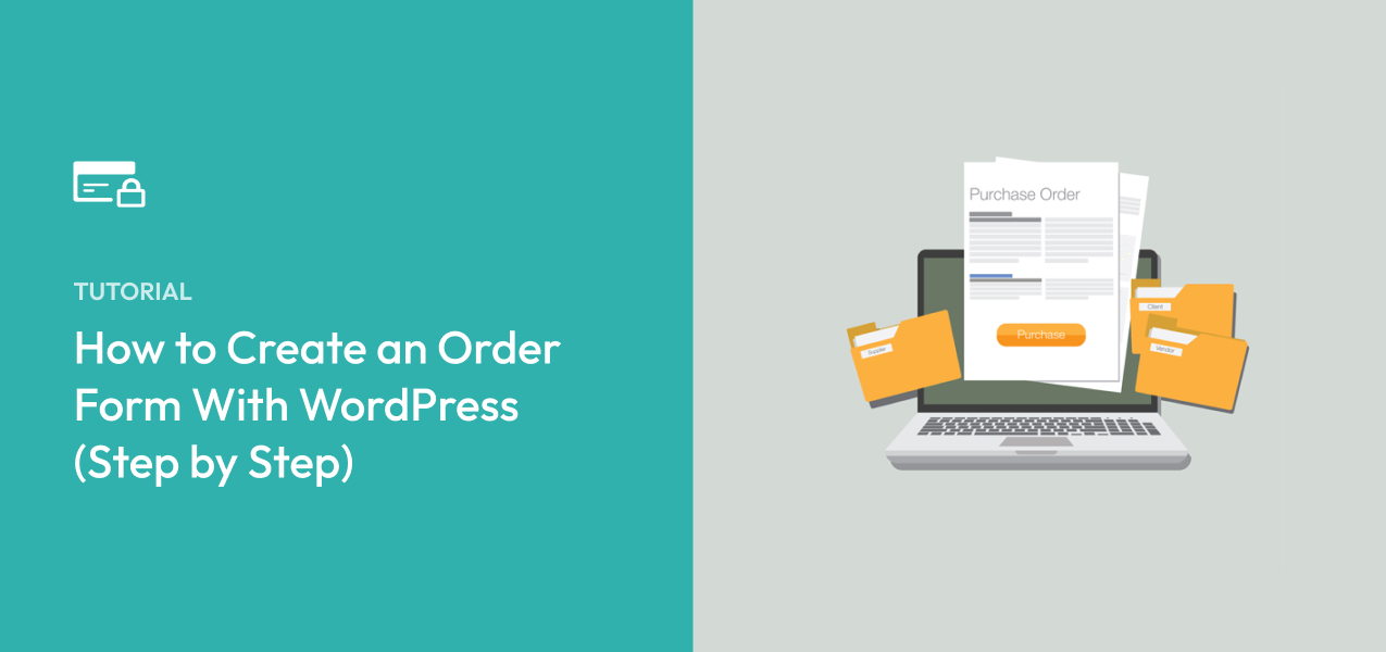 create order form wordpress