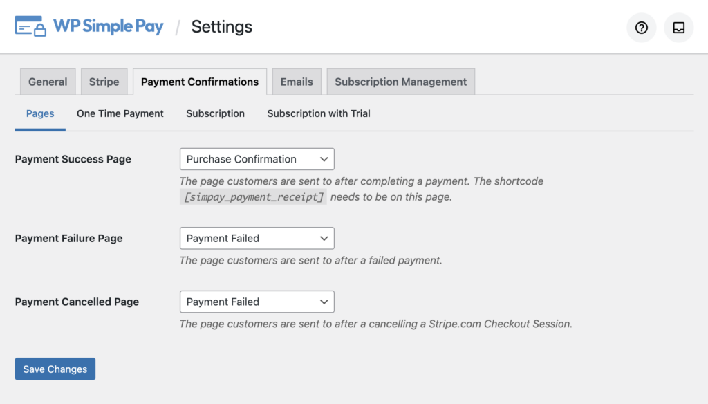 How to Configure the Payment Confirmation Display - WP Simple Pay