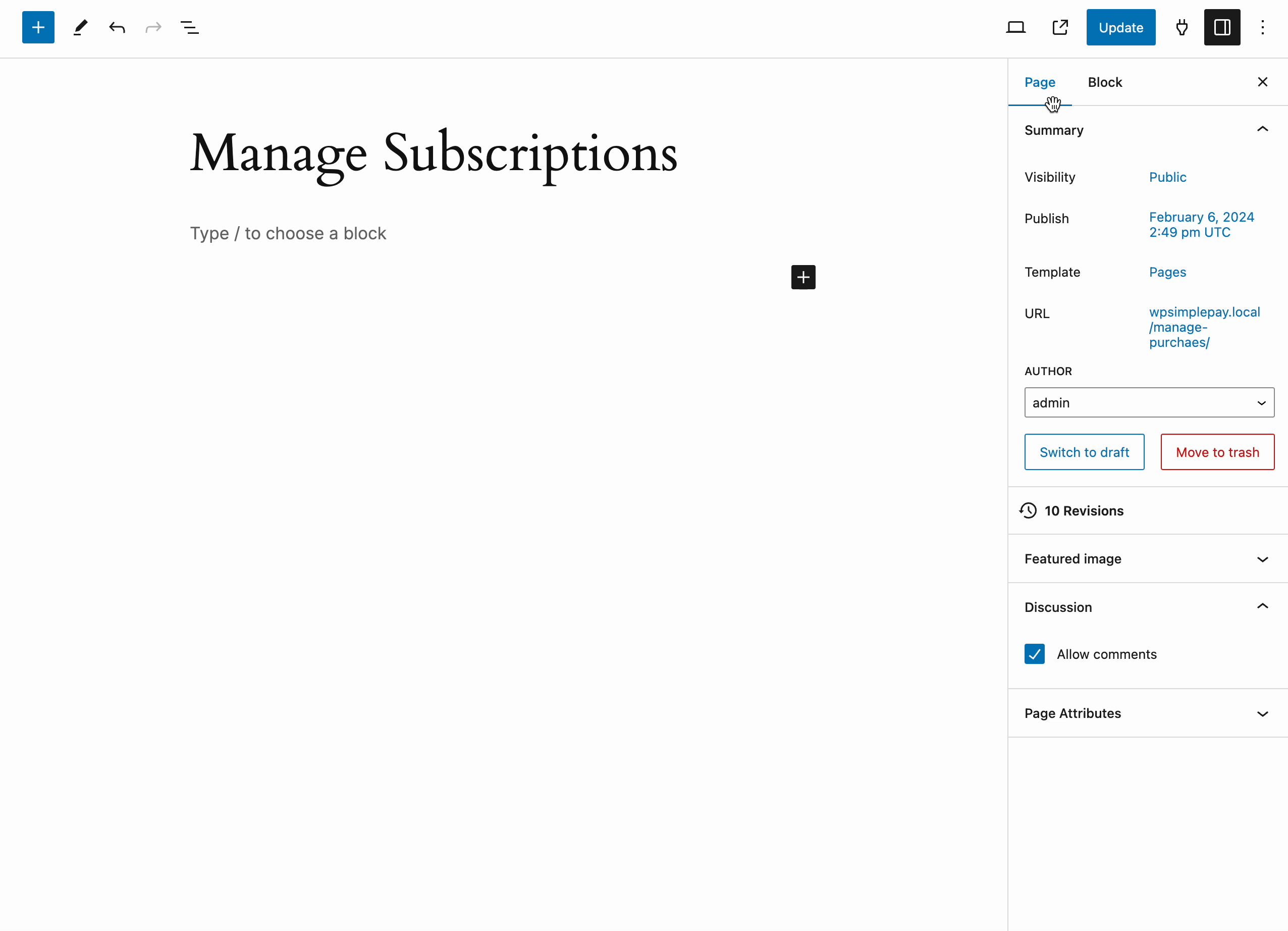 subscriptions