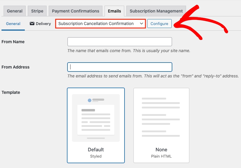 cancelled subscription