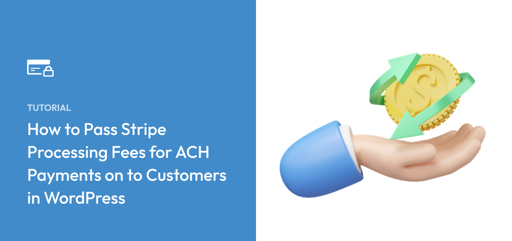 How to Pass Stripe Processing Fees for ACH Payments on to Customers in WordPress