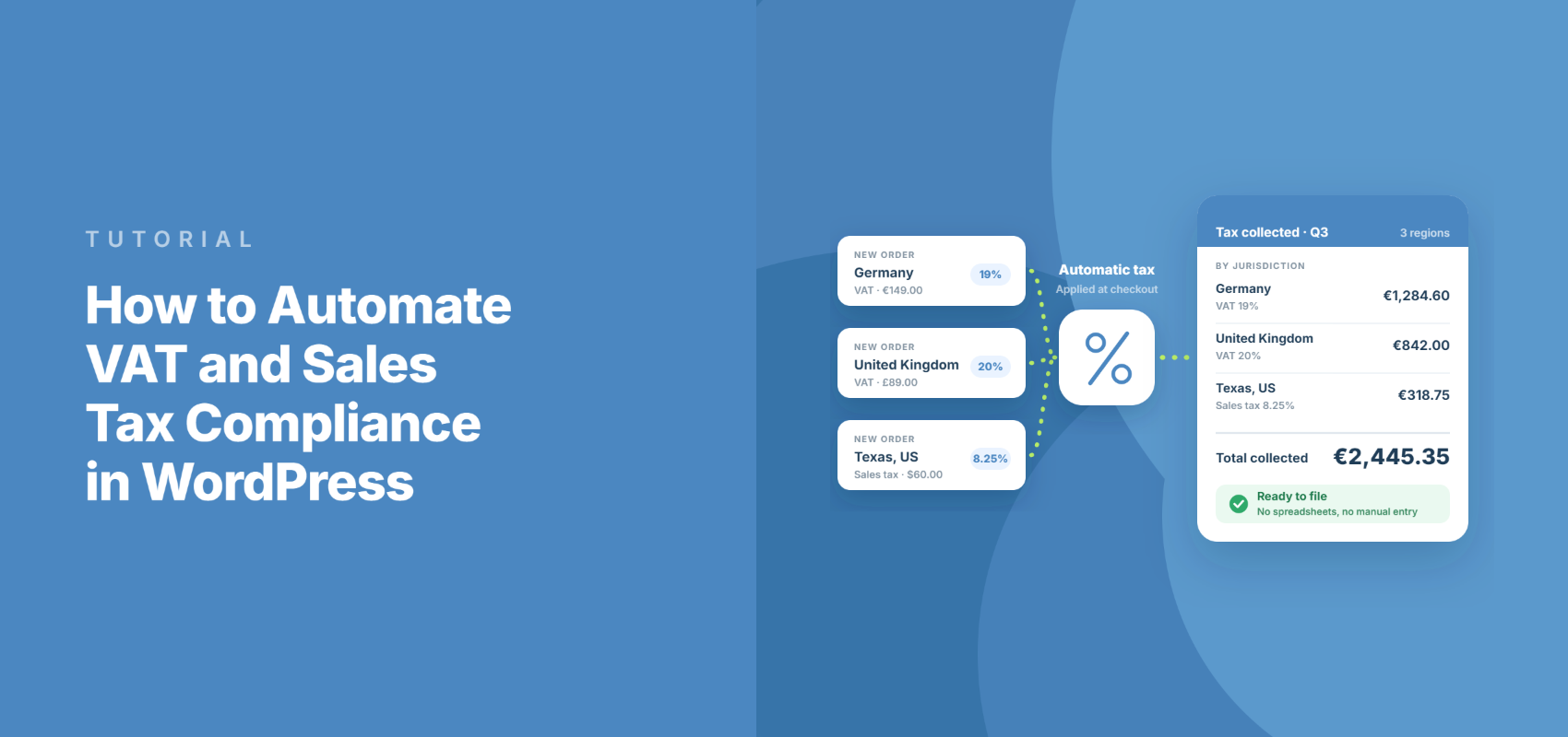 How to automate VAT and sales tax compliance WordPress